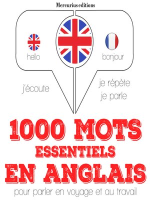 cover image of 1000 mots essentiels en anglais